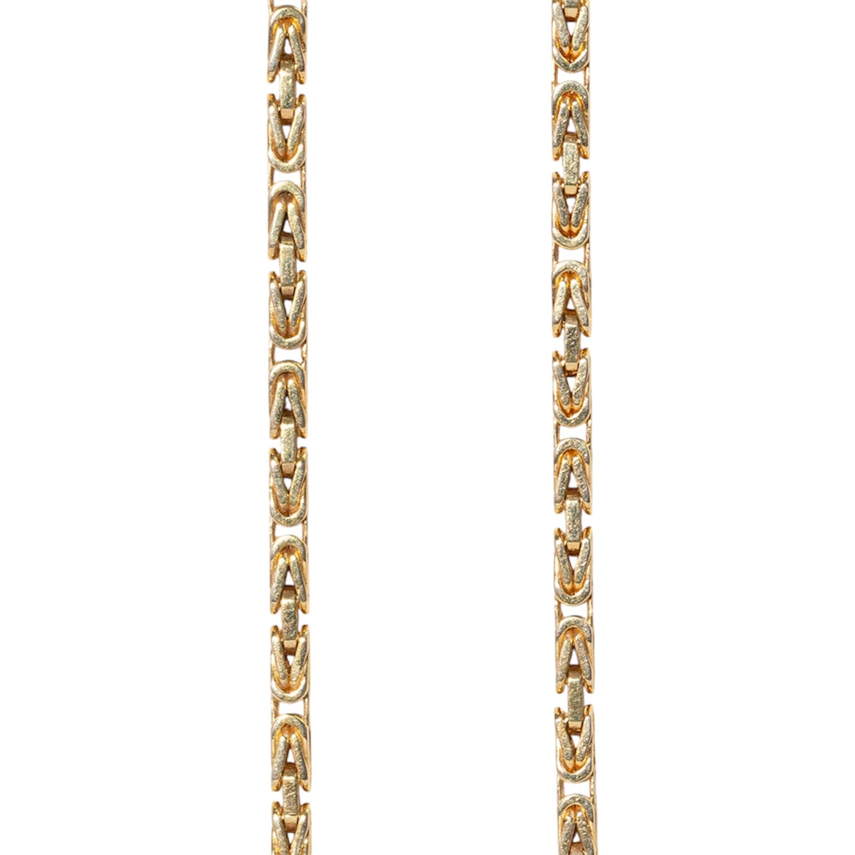 18K gold vermeil byzantine chain necklace handmade by SOIL Jewelry