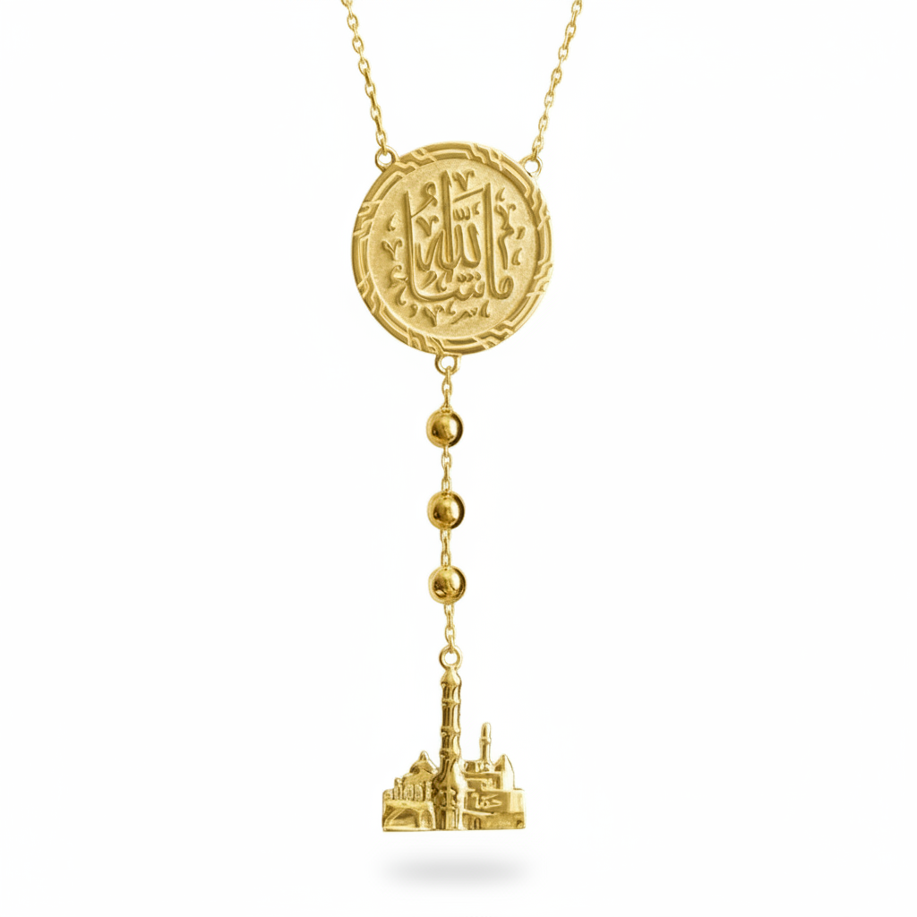 18K Solid Gold Coin Necklace by SOIL Jewelry