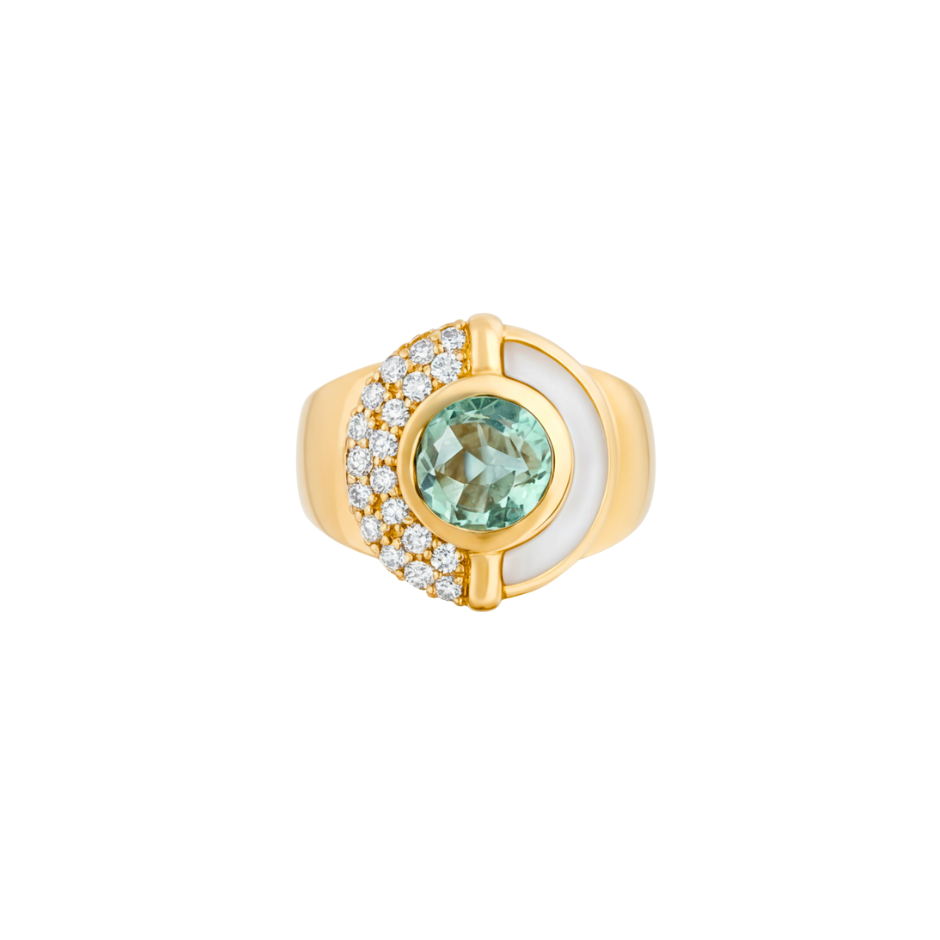 Solid gold harmony ring handcrafted by SOIL Jewelry