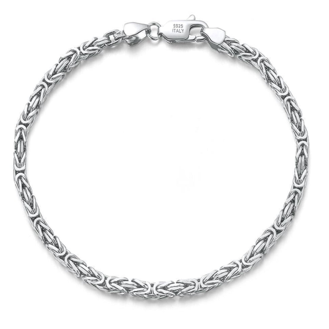 18K gold vermeil byzantine chain bracelet handmade by SOIL Jewelry