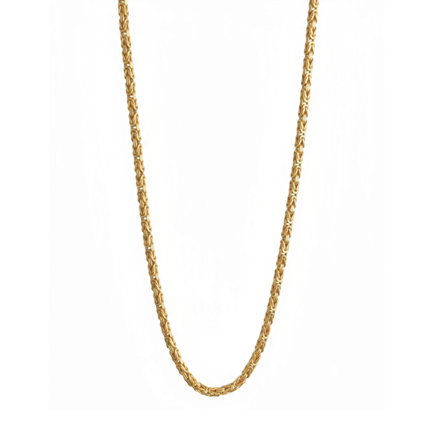18K Yellow Gold Vermeil Byzantine Chain by SOIL Jewelry