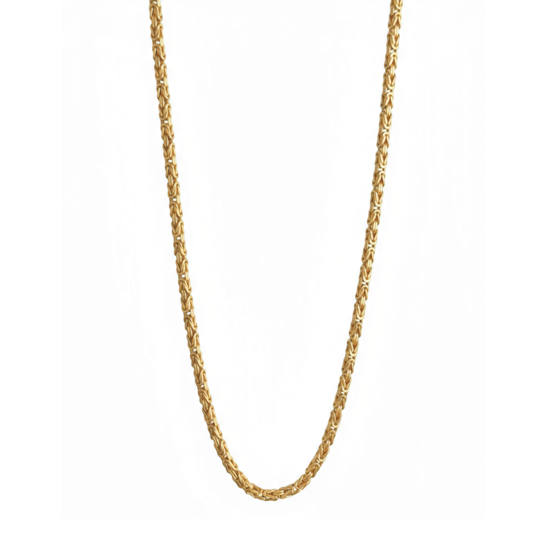 18K Yellow Gold Vermeil Byzantine Chain by SOIL Jewelry