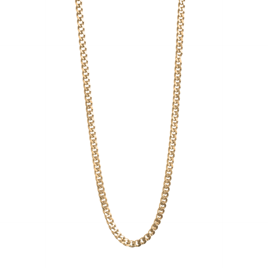 18K Yellow Gold Gold Vermeil Curb Chain Necklace from SOIL Jewelry