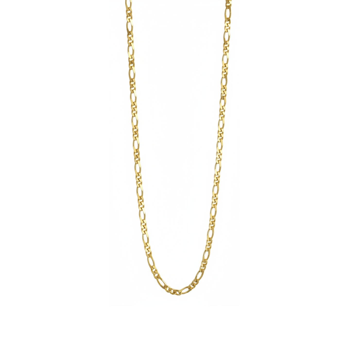 18K Yellow Gold Vermeil Figaro Chain Necklace by SOIL Jewelry