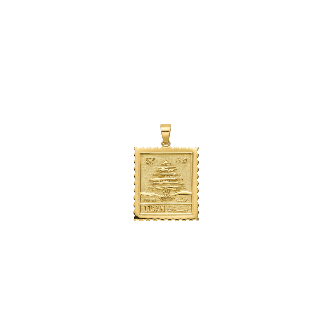 Postage Stamp Pendant