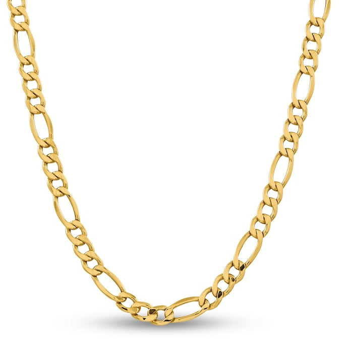 18K gold vermeil figaro chain necklace handmade by SOIL Jewelry